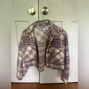 Zara Women’s Cropped Flannel